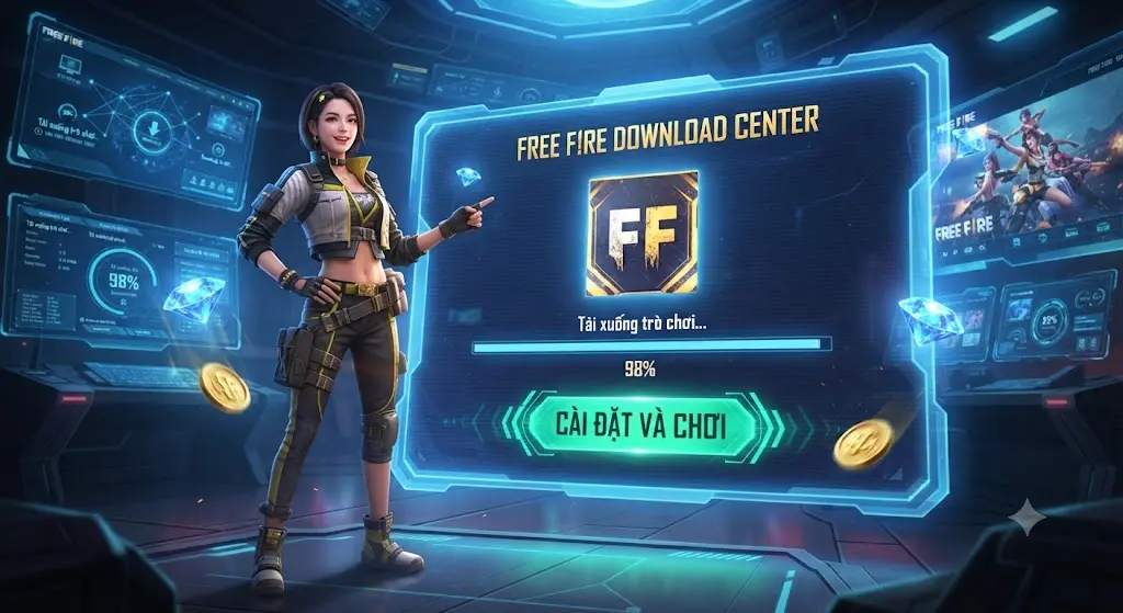 Cách Tải Game Free Fire Mới Nhất 2026: 3 Cách Cài Đặt Bản Chuẩn An Toàn